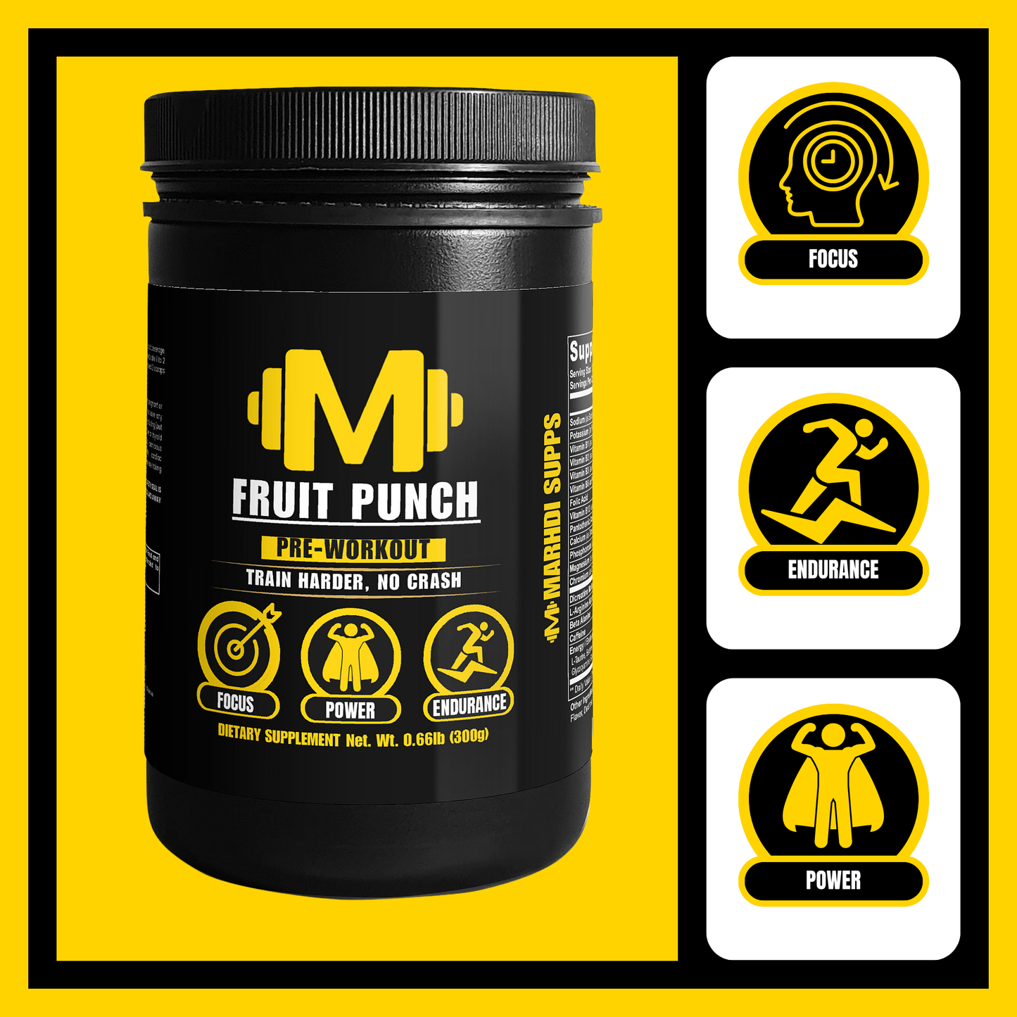 MARHDI IGNITE – Unleash Your Edge: Built for Power, Pump, and Precision.