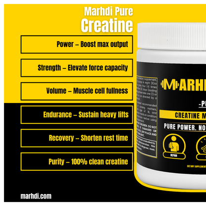 MARHDI PURE – The Power Standard: Built for Strength, Size, and Output.