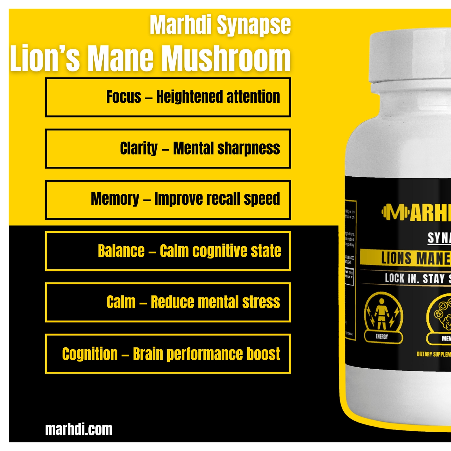 MARHDI SYNAPSE – The Mental Engine: Built for Clarity, Focus, and Flow.