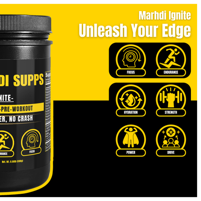 MARHDI IGNITE – Unleash Your Edge: Built for Power, Pump, and Precision.