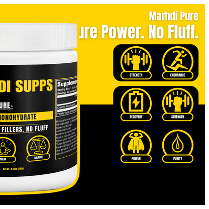 MARHDI PURE – The Power Standard: Built for Strength, Size, and Output.