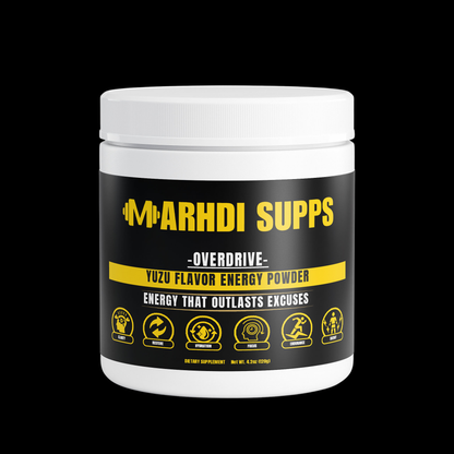 MARHDI OVERDRIVE – Your Daily Edge: Built for Focus, Endurance, and Drive.