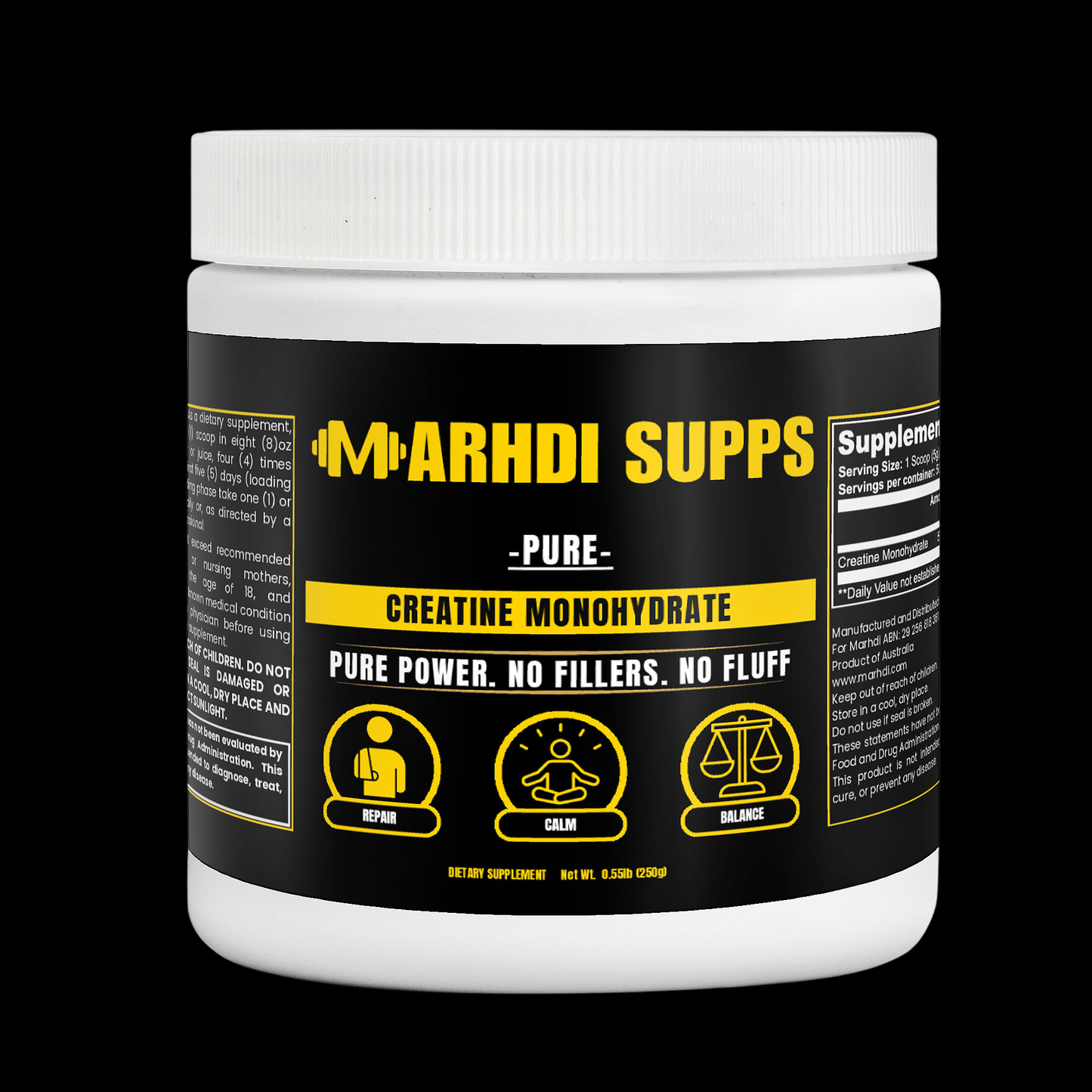 MARHDI PURE – The Power Standard: Built for Strength, Size, and Output.