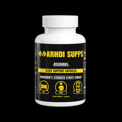 MARHDI RECHARGE – The Night Shift: Built for Rest, Repair, and Reset.
