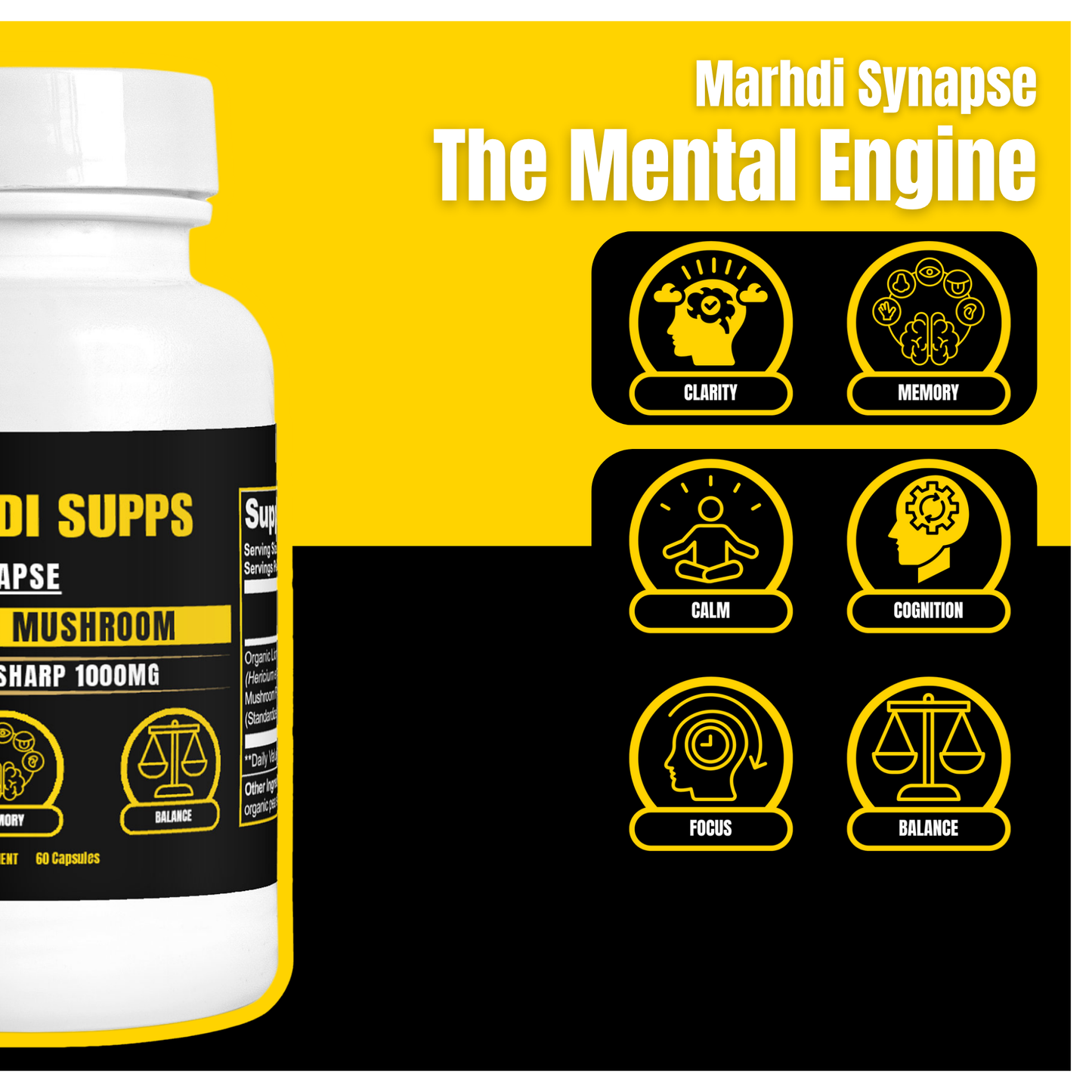 MARHDI SYNAPSE – The Mental Engine: Built for Clarity, Focus, and Flow.